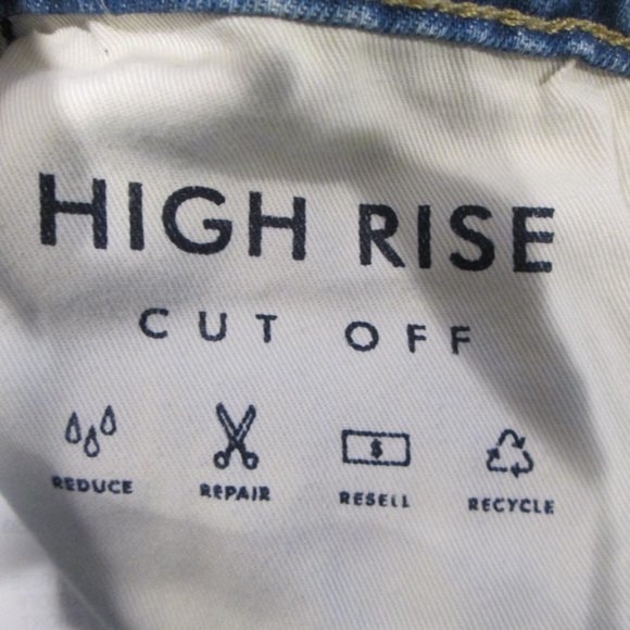 Lucky Brand High Rise Cut Off Denim Shorts - Picture 5 of 6